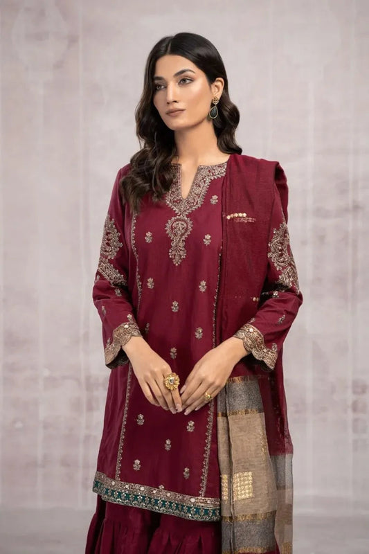 3 Pc Lawn Embroidered (880)