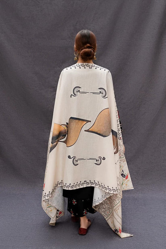 DHANK EMBROIDERED 3PC (B R)
