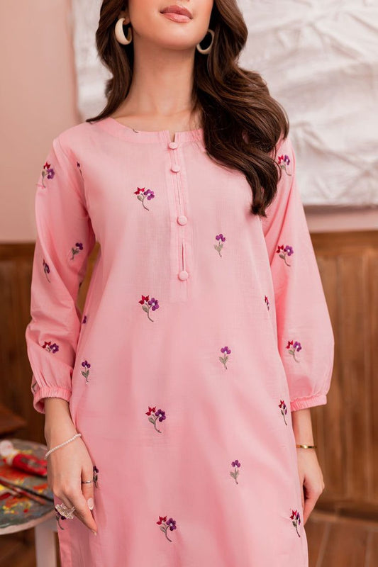 2 Pc Lawn Embroidered (Rose Pink)