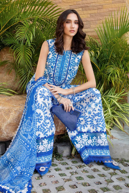 LAWN PRINT & EMBROIDERED 3PC
